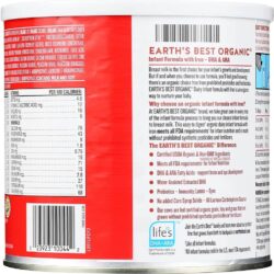 sua bot cho tre 0 12 thang earths best organic dairy infant powder formula 595g kc