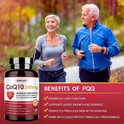 Viên uống bổ sung CoQ10 Zebora CoQ10 200mg + PQQ, BioPerine, Omega-3 120 Softgels 11 vien uong bo sung coq10 zebora coq10 200mg pqq bioperine omega 3 120 softgels ka