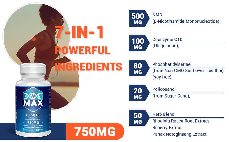 vien uong bo sung nmn coq10 advanced nmn max coq10 750mg 60 capsules kb