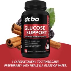 Viên uống hỗ trợ lượng đường bình thường Dr.Bo Glucose Support 60 Capsules 11 vien uong ho tro luong duong binh thuong dr bo glucose support 60 capsules ke