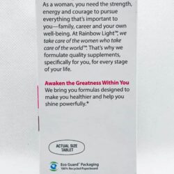 vitamin cho phu nu rainbow light womens one 120 tablets kb