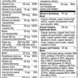 vitamin cho phu nu rainbow light womens one 120 tablets kg