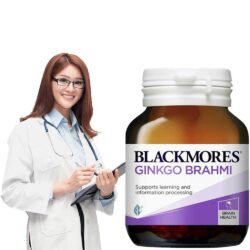 Hoạt huyết dưỡng não Blackmores Ginkgo Brahmi 80 viên 6 hoat huyet duong nao blackmores ginkgo brahmi 80 vien ka