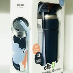 Set 2 Ly giữ nhiệt Ello Fizz 20oz Vacuum Insulated Tumblers 591ml (Blue) 12 set 2 ly giu nhiet ello fizz 20oz vacuum insulated tumblers 591ml blue kd