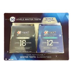 Set miếng dán trắng răng Crest 3D Whitestrips Professional Effects +1 Hour Express 60 miếng 6 set mieng dan trang rang crest 3d whitestrips professional effects 1 hour express 60 mieng 120624 ka