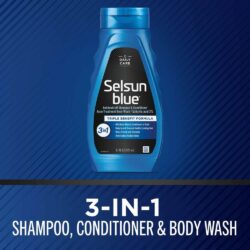 sua tam goi ngan gau va mun selsun blue 3in1 triple benefit formula 325ml kb