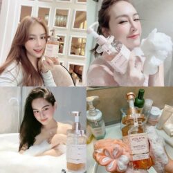 Sữa tắm trắng da cánh hoa hồng Damask Weilaiya Grand Rose Extracts Whitening Shower Gel 450ml 10 sua tam trang da canh hoa hong damask weilaiya grand rose extracts whitening shower gel 450ml ka