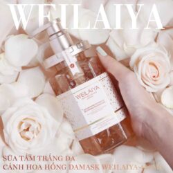 Sữa tắm trắng da cánh hoa hồng Damask Weilaiya Grand Rose Extracts Whitening Shower Gel 450ml 7 sua tam trang da canh hoa hong damask weilaiya grand rose extracts whitening shower gel 450ml kd