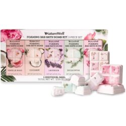 vien tam bon naturewell foaming bar bath bomb kit 5 vien ka