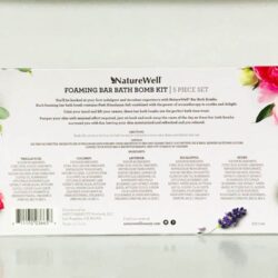 vien tam bon naturewell foaming bar bath bomb kit 5 vien ki