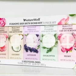 vien tam bon naturewell foaming bar bath bomb kit 5 vien kk