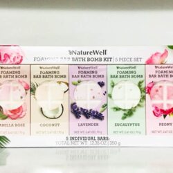 vien tam bon naturewell foaming bar bath bomb kit 5 vien kl