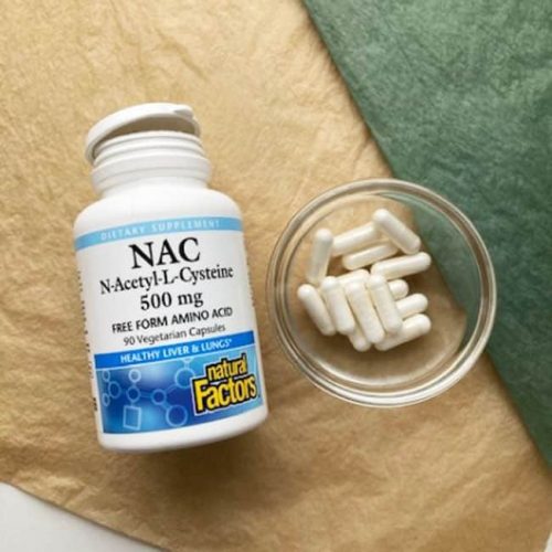 vien uong bo sung nac natural factors nac n acetyl l cysteine 500mg 90 capsules kd