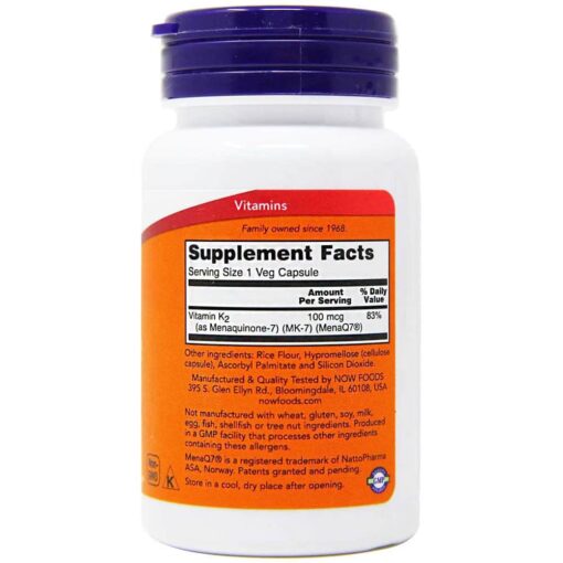 vien uong bo sung vitamin k2 now mk 7 vitamin k2 100mcg 60 capsules kc
