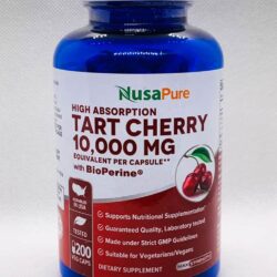 Viên uống chiết xuất Tart Cherry NusaPure Tart Cherry 10000mg 200 viên 7 vien uong chiet xuat tart cherry nusapure tart cherry 10000mg 200 vien kna