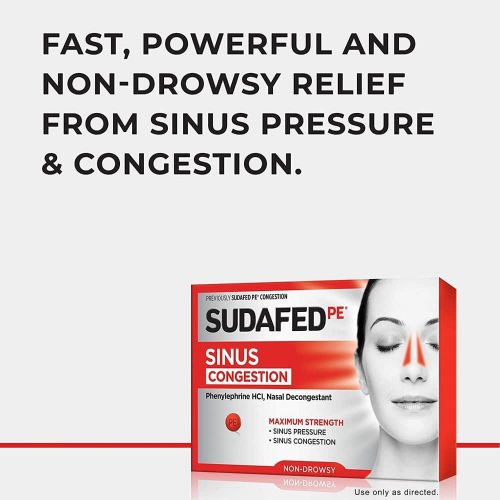 Viên uống thông mũi Sudafed PE Sinus Congestion Non-Drowsy 36 Tablets 16 vien uong thong mui sudafed pe sinus congestion non drowsy 36 tablets kb