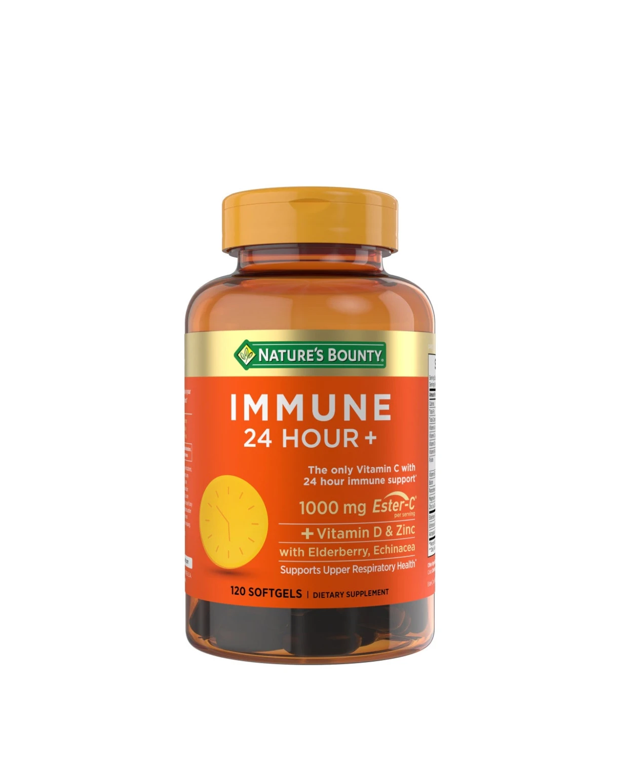 Viên uống tăng sức đề kháng Nature’s Bounty Immune 24 Hour+ 120 Softgels