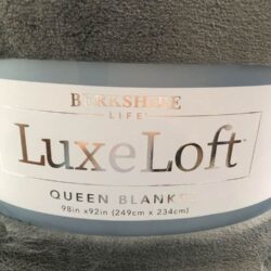 Chăn (mền) Berkshire Luxe Loft Queen Blanket 249cm x 234cm (Gray) 14 chan men berkshire luxe loft queen blanket 249cm x 234cm gray kh