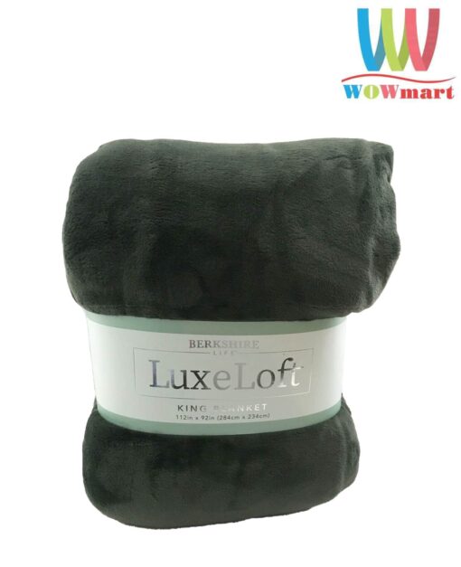 Chăn (mền) Berkshire LuxeLoft King Blanket 284cm x 234cm (Green Forest)