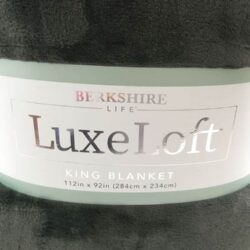 chan men berkshire luxeloft king blanket 284cm x 234cm green forest ke