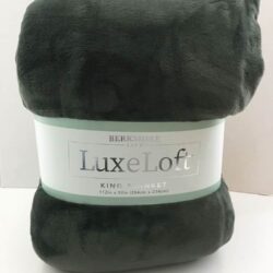 chan men berkshire luxeloft king blanket 284cm x 234cm green forest kf