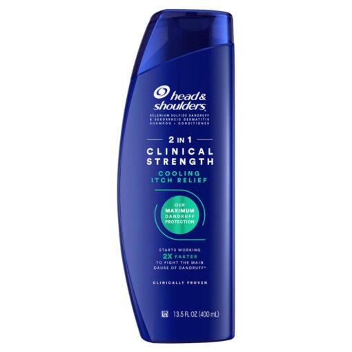 Dầu gội xả sạch gàu Head & Shoulders Clinical Strength 2in1 400ml (Giảm ngứa chuyên sâu)