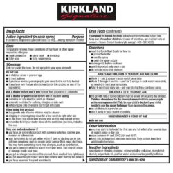Hỗ trợ giảm triệu chứng viêm xoang dị ứng dạng xịt Kirkland Signature Aller-Flo 18.2ml x5 lọ 13 ho tro giam trieu chung viem xoang di ung dang xit kirkland signature aller flo 18 2ml x5 lo ka
