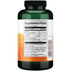 Kẹo ngậm bổ sung kẽm và Vitamin C Swanson Zinc & C 200 Lozenges 6 keo ngam bo sung kem va vitamin c swanson zinc c 200 lozenges kc
