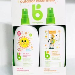 set xit chong nang va chong con trung cho tre em babyganics spf50 sunscreen spray natural insect repellent 177ml x2 kd