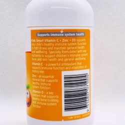 Viên nhai bổ sung Vitamin C, kẽm, D3 cho trẻ Nature’s Way Kids Smart Vitamin C +Zinc +D3 75 Chewable Tablets 10 vien nhai bo sung vitamin c kem d3 cho tre natures way kids smart vitamin c zinc d3 75 chewable tablets knc