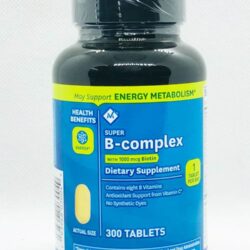 Viên uống bổ sung Vitamin B tổng hợp Member’s Mark Super B-Complex 300 Tablets 6 vien uong bo sung vitamin b tong hop members mark super b complex 300 tablets kf