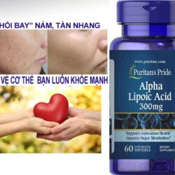 vien uong chong lao hoa tan nhang puritans pride alpha lipoic acid 300mg 60 softgels kc