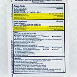 Viên uống giảm cảm cúm Mucinex Fast-Max Cold Flu Day & Night 20 Caplets 12 vien uong giam cam cum mucinex fast max cold flu day night 20 caplets kd