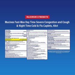 Viên uống giảm cảm ho Mucinex Fast-Max Day Severe Congestion & Cough + Night Cold Flu 40 Caplets 9 vien uong giam cam ho mucinex fast max day severe congestion cough night cold flu 40 caplets kd