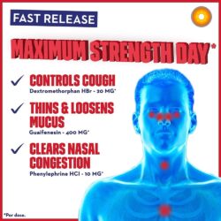 vien uong giam cam ho mucinex fast max day severe congestion cough nightshift cold flu 40 caplets ka