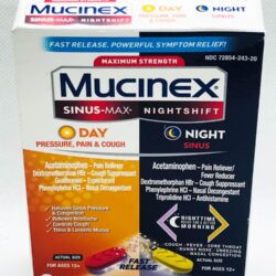 Viên uống giảm cảm ho Mucinex Sinus-Max Day Pressure, Pain, Cough + Nightshift Sinus 20 Caplets 9 vien uong giam cam ho mucinex sinus max day pressure pain cough nightshift sinus 20 caplets kb