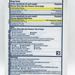 Viên uống giảm cảm ho Mucinex Sinus-Max Day Pressure, Pain, Cough + Nightshift Sinus 20 Caplets 10 vien uong giam cam ho mucinex sinus max day pressure pain cough nightshift sinus 20 caplets kc