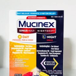 Viên uống giảm cảm ho Mucinex Sinus-Max Day Pressure, Pain, Cough + Nightshift Sinus 40 Caplets 7 vien uong giam cam ho mucinex sinus max day pressure pain cough nightshift sinus 40 caplets ki