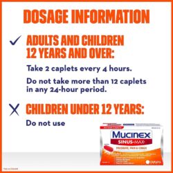 Viên uống giảm cảm ho Mucinex Sinus-Max Pressure, Pain & Cough 20 Caplets 8 vien uong giam dau va cam ho mucinex sinus max pressure pain cough 20 caplets kb