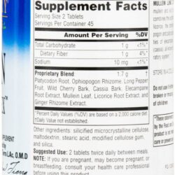 vien uong thao duoc phuc hop bo phoi planetary herbals mullein lung complex 850mg 90 tablets kg