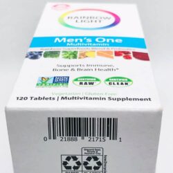 vitamin cho nam rainbow light mens one multivitamin 120 tablets ka