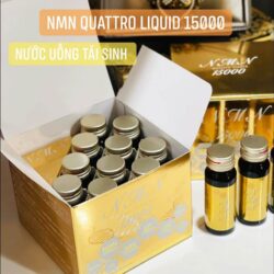 Bổ sung NMN dạng nước NMN Quattro Liquid 15000 30ml x10 chai 15 bo sung nmn dang nuoc nmn quattro liquid 15000 30ml x10 chai kb