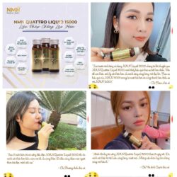 Bổ sung NMN dạng nước NMN Quattro Liquid 15000 30ml x10 chai 19 bo sung nmn dang nuoc nmn quattro liquid 15000 30ml x10 chai kl