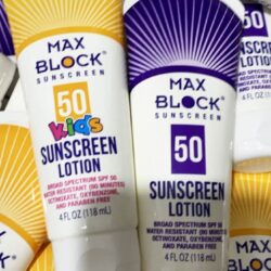 kem chong nang cho be max block kids sunscreen lotion spf50 118ml ka
