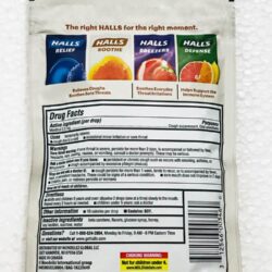 keo halls thong co mat hong halls soothe honey vanilla 30 vien ka