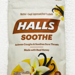 keo halls thong co mat hong halls soothe honey vanilla 30 vien kb