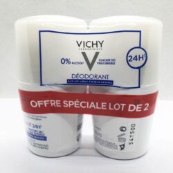lan khu mui cho da nhay cam vichy deodorant 24h toucher sec peau sensible set 2x 50ml kd