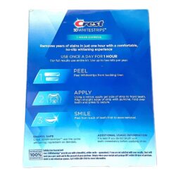 Miếng dán trắng răng Crest 3D Whitestrips 1 Hour Express 20 miếng 6 mieng dan trang rang crest 3d whitestrips 1 hour express 20 mieng 120624 kb