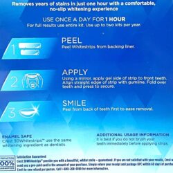 Miếng dán trắng răng Crest 3D Whitestrips 1 Hour Express 20 miếng 7 mieng dan trang rang crest 3d whitestrips 1 hour express 20 mieng 120624 kc