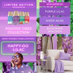 Set máy xịt thơm phòng tự động Glade chạy pin + 3 chai tinh dầu (Watermelon, Cotton, Lilac) 21 set may xit thom phong tu dong glade chay pin 3 chai tinh dau watermelon cotton lilac kk